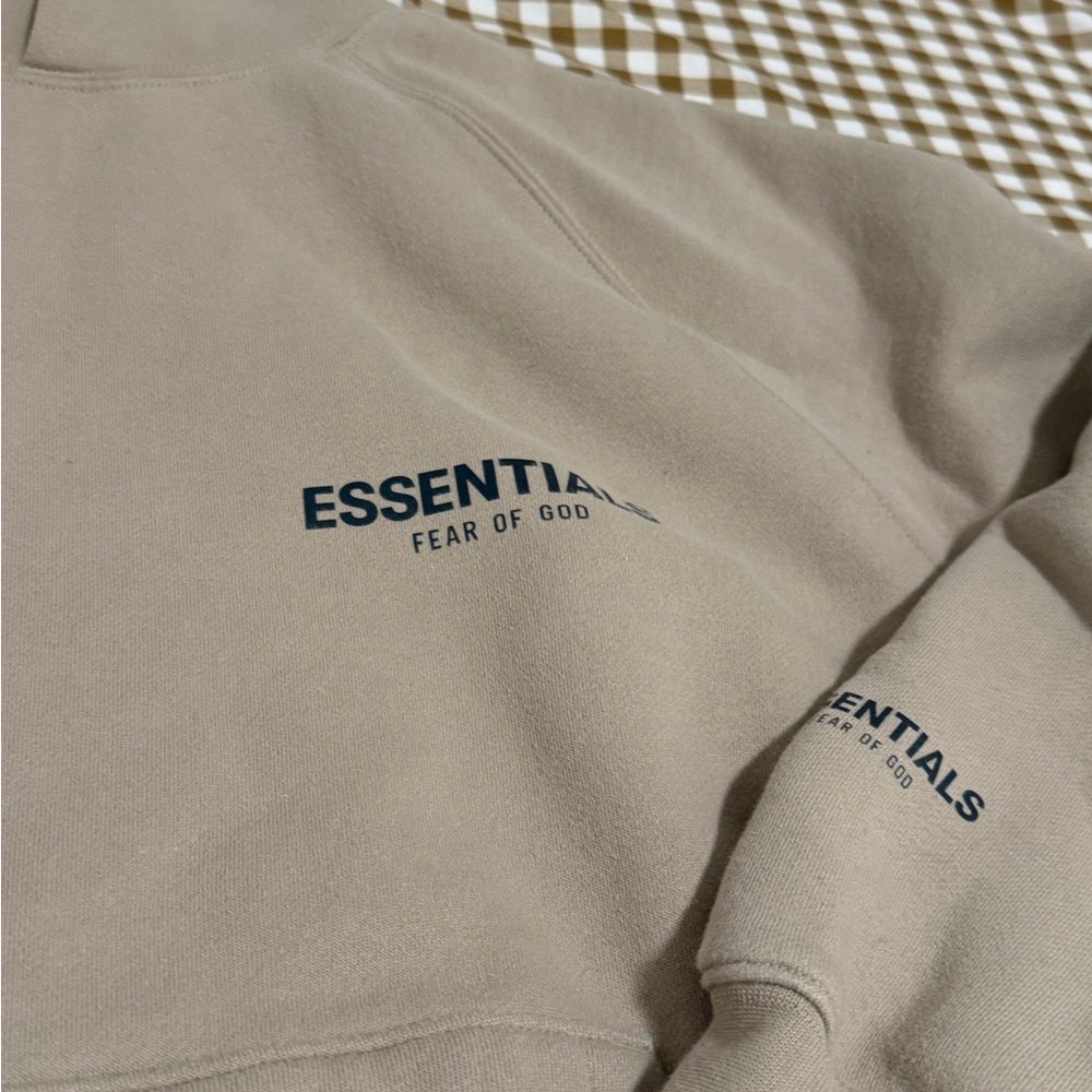 Fear of God Essentials Taupe Sweatshirt hoodie